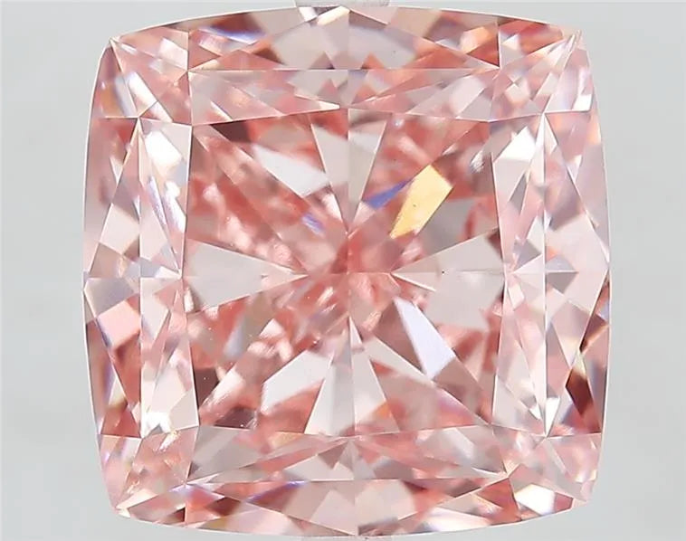 11.54ct Cushion modified Lab Grown Diamond (Colour Fancy Vivid Pink, Clarity VVS2, IGI Certified)
