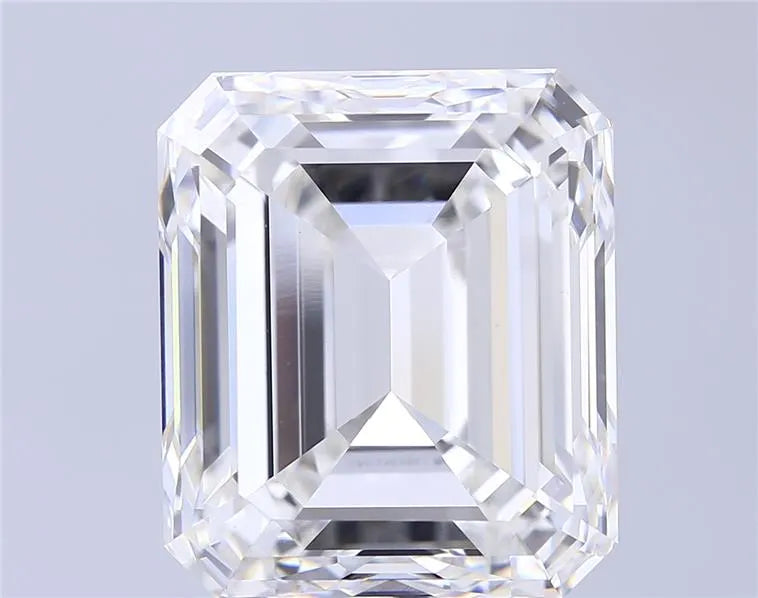 19.06ct Emerald Lab Grown Diamond (Colour F, Clarity VVS2, IGI Certified)