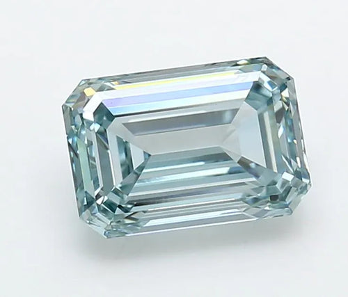 2.00ct Emerald Lab Grown Diamond (Colour Fancy Blueish Green, Clarity VVS2, IGI Certified)