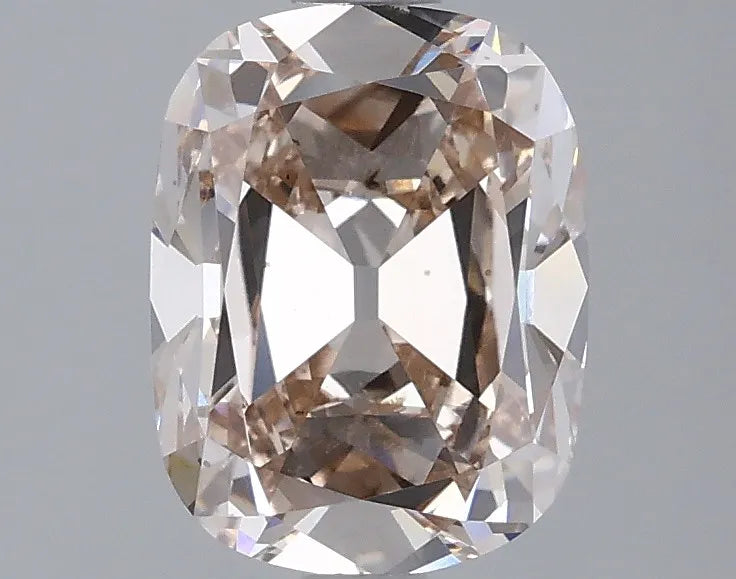 2.00ct Old miner Lab Grown Diamond (Colour Champagne, Clarity VS2, Cut EX, Uncertified)