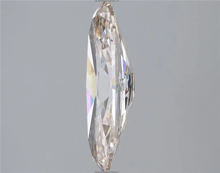2.00ct Oval Lab Grown Diamond (Colour Champagne, Clarity VS1, Cut EX, Uncertified)