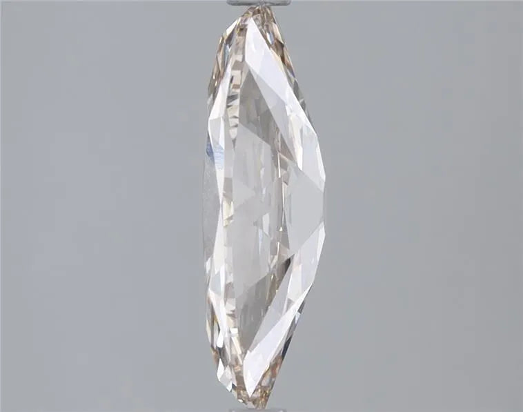 2.00ct Oval Lab Grown Diamond (Colour Champagne, Clarity VS1, Cut EX, Uncertified)