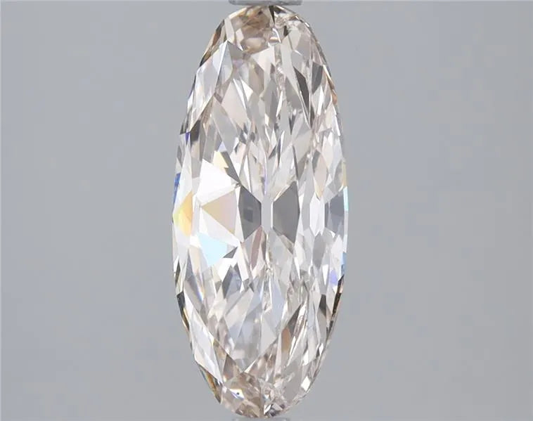 2.00ct Oval Lab Grown Diamond (Colour Champagne, Clarity VS2, Cut EX, Uncertified)