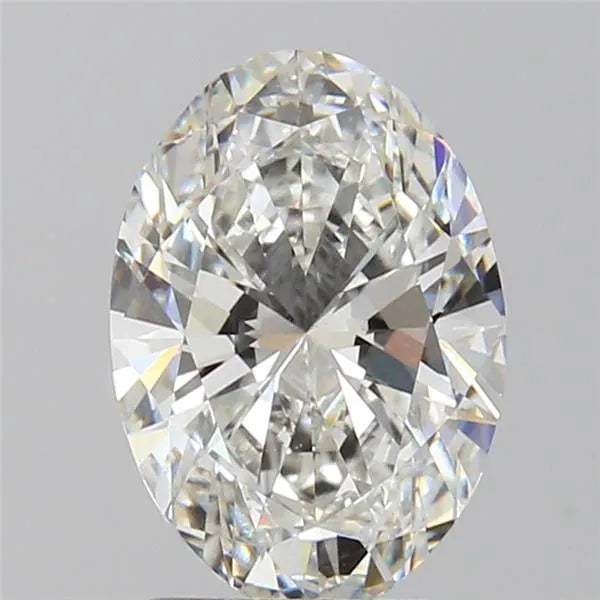 2.00ct Oval Lab Grown Diamond (Colour G, Clarity VVS2, IGI Certified)