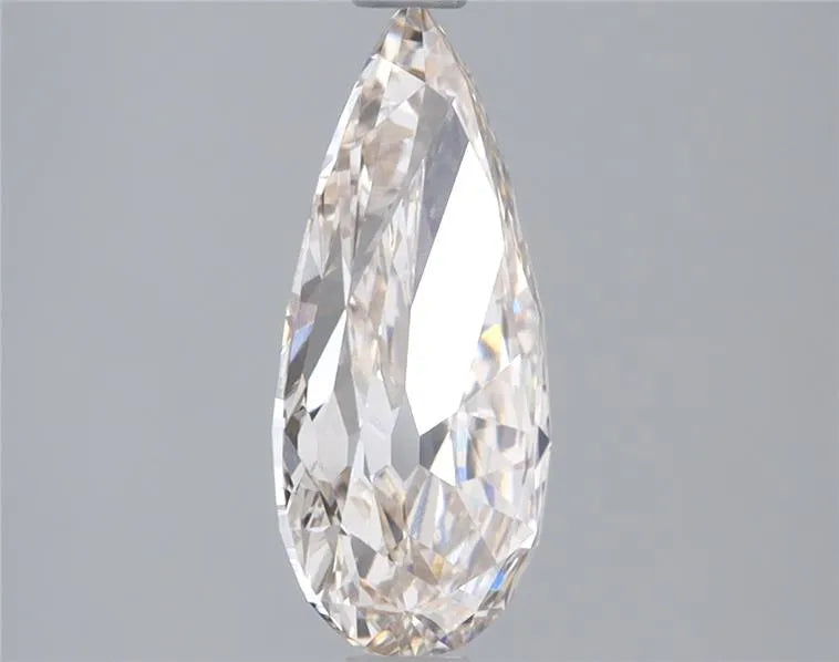 2.00ct Pear Lab Grown Diamond (Colour Champagne, Clarity VS1, Cut EX, Uncertified)
