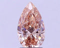 2.00ct Pear Lab Grown Diamond (Colour Fancy Light Brown, Clarity VS1, IGI Certified)
