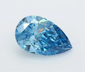 2.00ct Pear Lab Grown Diamond (Colour Fancy Vivid Blue, Clarity VVS2, IGI Certified)