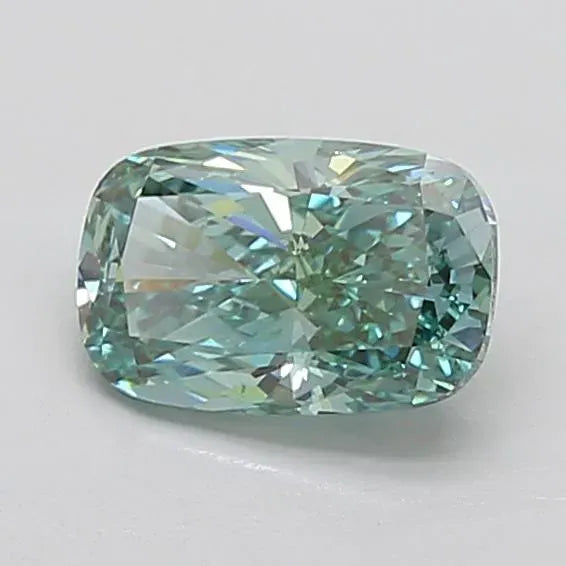 2.01ct Cushion modified Lab Grown Diamond (Colour Fancy Vivid Blue Green, Clarity VS1, IGI Certified)