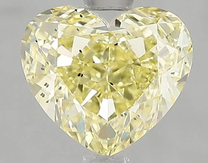 2.01ct Heart Lab Grown Diamond (Colour Fancy Intense Yellow, Clarity SI2, IGI Certified)
