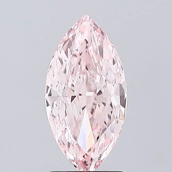 2.01ct Marquise Lab Grown Diamond (Colour Fancy Vivid Pink, Clarity VVS2, IGI Certified)