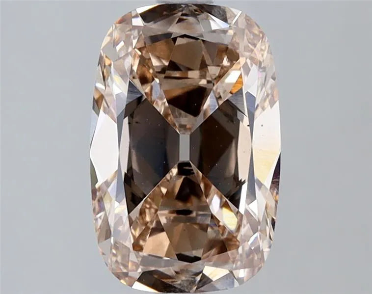 2.01ct Old miner Lab Grown Diamond (Colour Champagne, Clarity VS2, Cut EX, Uncertified)