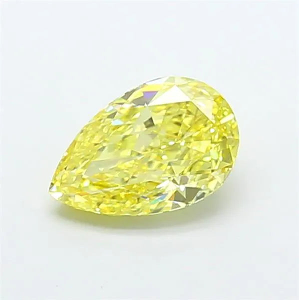 2.01ct Pear Lab Grown Diamond (Colour Fancy Intense Yellow, Clarity SI1, IGI Certified)
