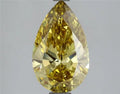 2.01ct Pear Lab Grown Diamond (Colour Fancy Vivid Yellow, Clarity VS2, Cut EX, Uncertified)