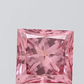 2.01ct Princess Lab Grown Diamond (Colour Fancy Vivid Pink, Clarity VVS2, IGI Certified)