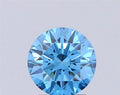 2.01ct Round Lab Grown Diamond (Colour Fancy Vivid Blue, Clarity VS1, Cut EX, Uncertified)