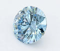 2.01ct Round Lab Grown Diamond (Colour Fancy Vivid Blue, Clarity VVS2, Cut ID, IGI Certified)