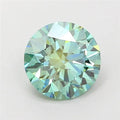 2.01ct Round Lab Grown Diamond (Colour Fancy Vivid Green, Clarity VS2, Cut ID, IGI Certified)