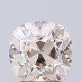 2.02ct Cushion Lab Grown Diamond (Colour Very Light Brown, Clarity SI1, IGI Certified)