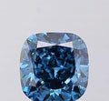 2.02ct Cushion modified Lab Grown Diamond (Colour Fancy Vivid Blue, Clarity SI1, IGI Certified)