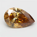 2.02ct Pear Lab Grown Diamond (Colour Fancy Intense Yellowish Brown, Clarity VS1, IGI Certified)