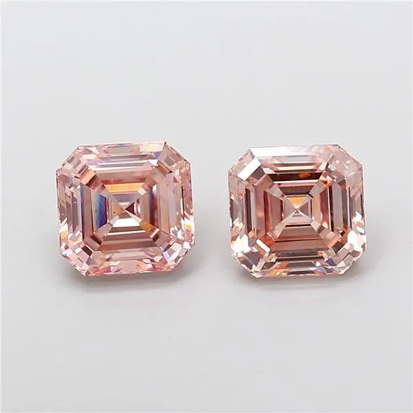 2.03ct Asscher Lab Grown Diamond (Colour Fancy Pink, Clarity VS1, IGI Certified)