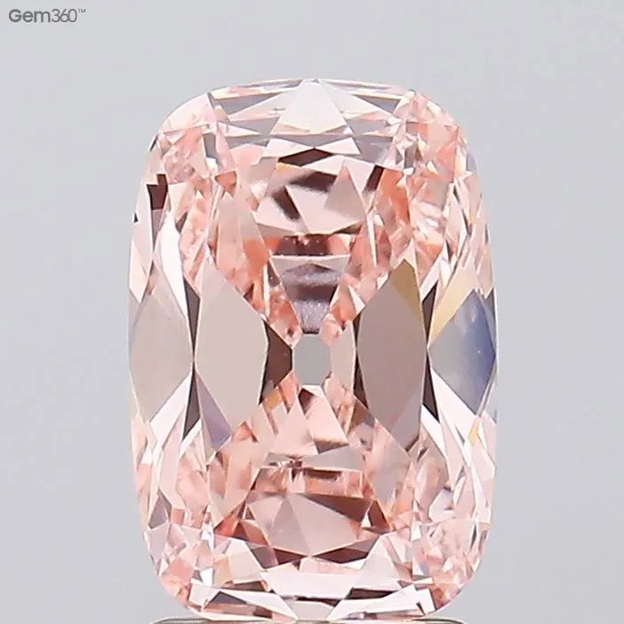 2.03ct Cushion brilliant Lab Grown Diamond (Colour Fancy Intense Pink, Clarity VVS2, IGI Certified)