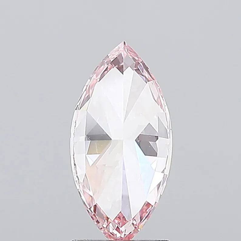 2.03ct Marquise Lab Grown Diamond (Colour Fancy Vivid Pink, Clarity VVS2, IGI Certified)