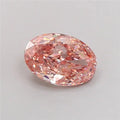 2.03ct Oval Lab Grown Diamond (Colour Fancy Intense Brownish Pink, Clarity VVS2, IGI Certified)
