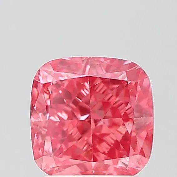 2.04ct Cushion brilliant Lab Grown Diamond (Colour Pink, Clarity VS1, Uncertified)