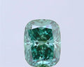 2.04ct Cushion modified Lab Grown Diamond (Colour Fancy Vivid Green, Clarity VS2, IGI Certified)