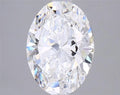 2.04ct Oval Lab Grown Diamond (Colour E, Clarity VVS2, IGI Certified)