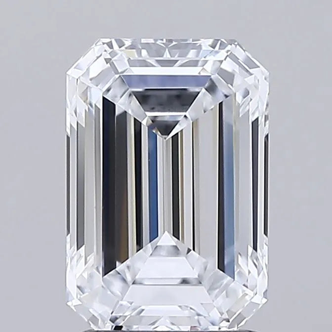 2.05ct Emerald Lab Grown Diamond (Colour E, Clarity IF, IGI Certified)
