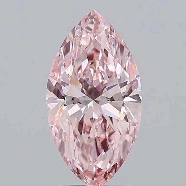 2.05ct Marquise Lab Grown Diamond (Colour Fancy Vivid Pink, Clarity VS2, IGI Certified)