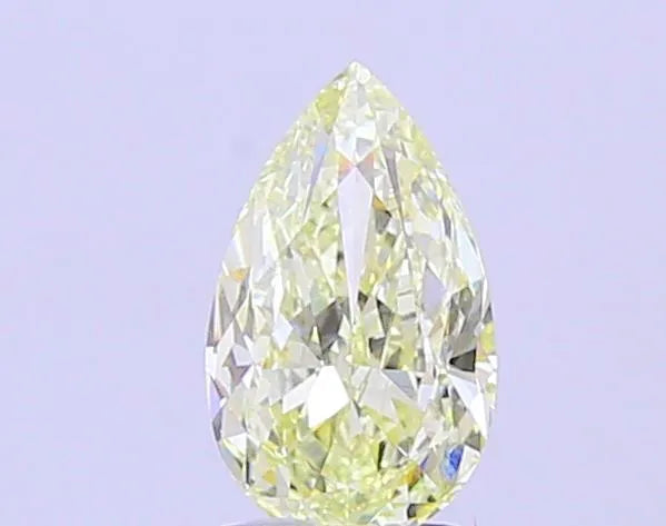 2.05ct Pear Lab Grown Diamond (Colour Fancy Light Yellow, Clarity VS1, IGI Certified)