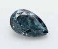 2.05ct Pear Lab Grown Diamond (Colour Fancy Vivid Blue, Clarity VS1, IGI Certified)