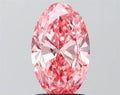 2.06ct Oval Lab Grown Diamond (Colour Fancy Vivid Pink, Clarity VS1, IGI Certified)