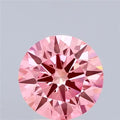 2.06ct Round Lab Grown Diamond (Colour Fancy Vivid Pink, Clarity SI1, Cut ID, IGI Certified)