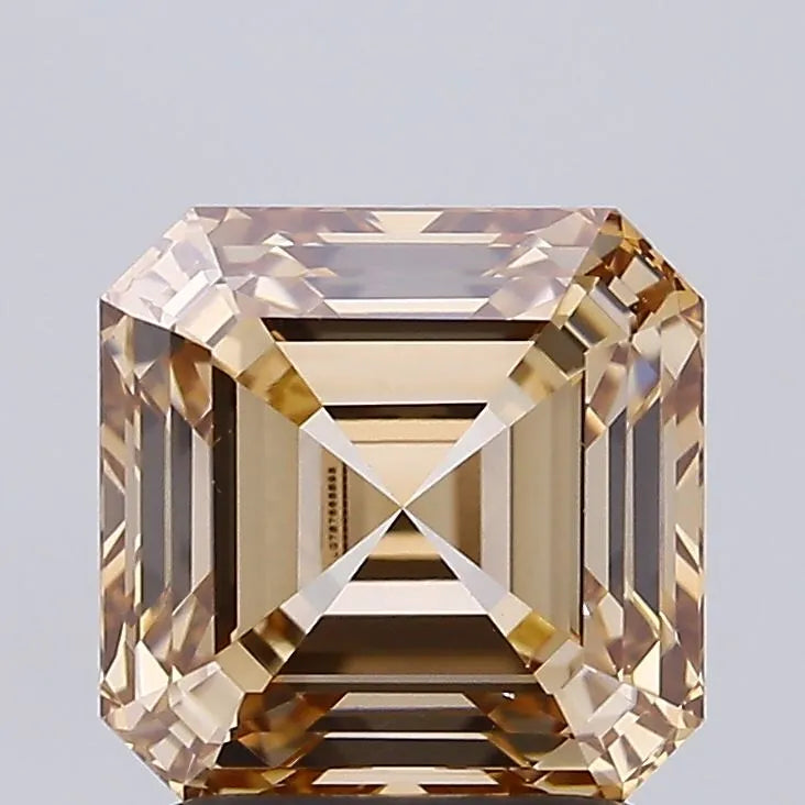 2.07ct Asscher Lab Grown Diamond (Colour Fancy Brown, Clarity VS1, IGI Certified)