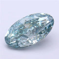 2.07ct Oval Lab Grown Diamond (Colour Fancy Vivid Blue, Clarity VVS2, IGI Certified)