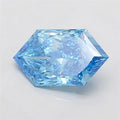 2.08ct Hexagonal Lab Grown Diamond (Colour Fancy Vivid Blue, Clarity VS1, IGI Certified)