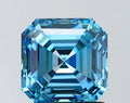 2.09ct Asscher Lab Grown Diamond (Colour Fancy Vivid Blue, Clarity VVS2, IGI Certified)