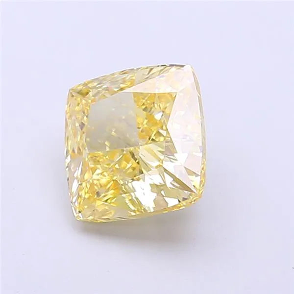 2.09ct Cushion modified Lab Grown Diamond (Colour Fancy Yellow, Clarity VS1, IGI Certified)