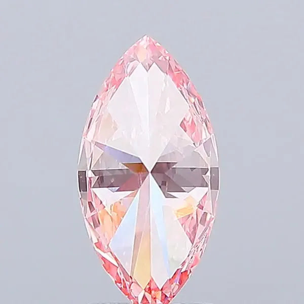 2.09ct Marquise Lab Grown Diamond (Colour Fancy Vivid Pink, Clarity VVS2, IGI Certified)