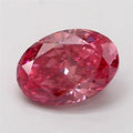 2.09ct Oval Lab Grown Diamond (Colour Fancy Vivid Pink, Clarity VS1, IGI Certified)