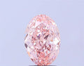 2.09ct Oval Lab Grown Diamond (Colour Fancy Vivid Pink, Clarity VS2, IGI Certified)