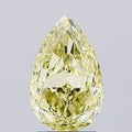 2.09ct Pear Lab Grown Diamond (Colour Fancy Intense Yellow, Clarity VVS2, IGI Certified)