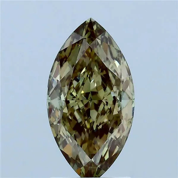 2.10ct Marquise Lab Grown Diamond (Colour Fancy Intense Yellow Green, Clarity VVS2, IGI Certified)