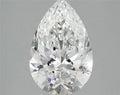 2.10ct Pear Lab Grown Diamond (Colour D, Clarity VVS2, IGI Certified)
