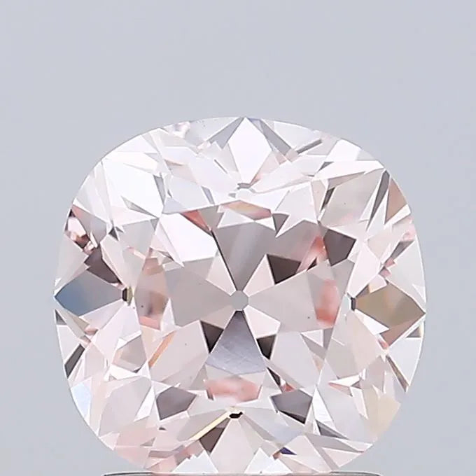 2.12ct Cushion modified Lab Grown Diamond (Colour Fancy Light Pink Brown, Clarity VVS2, IGI Certified)