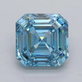 2.13ct Asscher Lab Grown Diamond (Colour Fancy Vivid Blue, Clarity VVS1, IGI Certified)